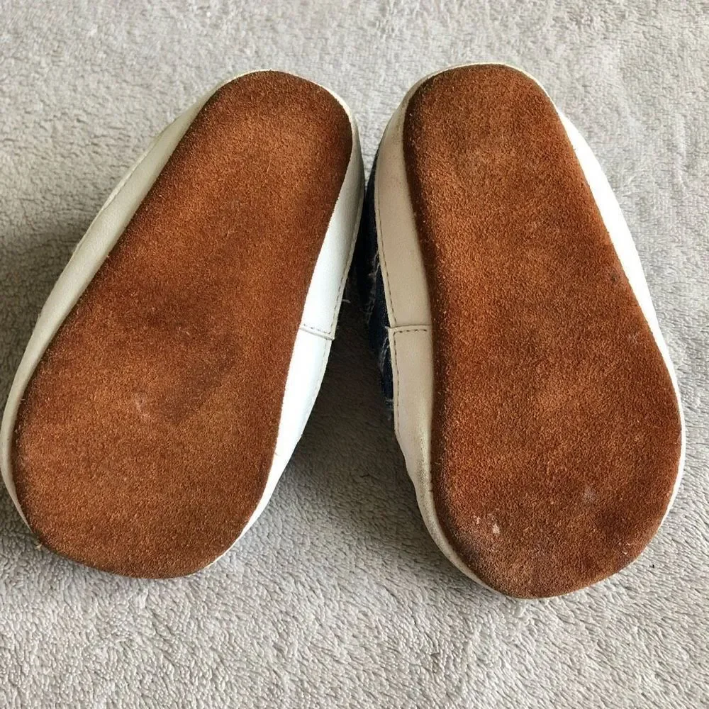 Denim Newborn Baby Pre-walker Shoes